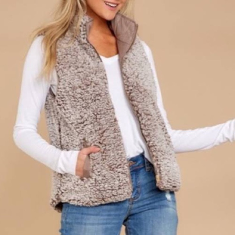 Thread & Supply sherpa fleece vest